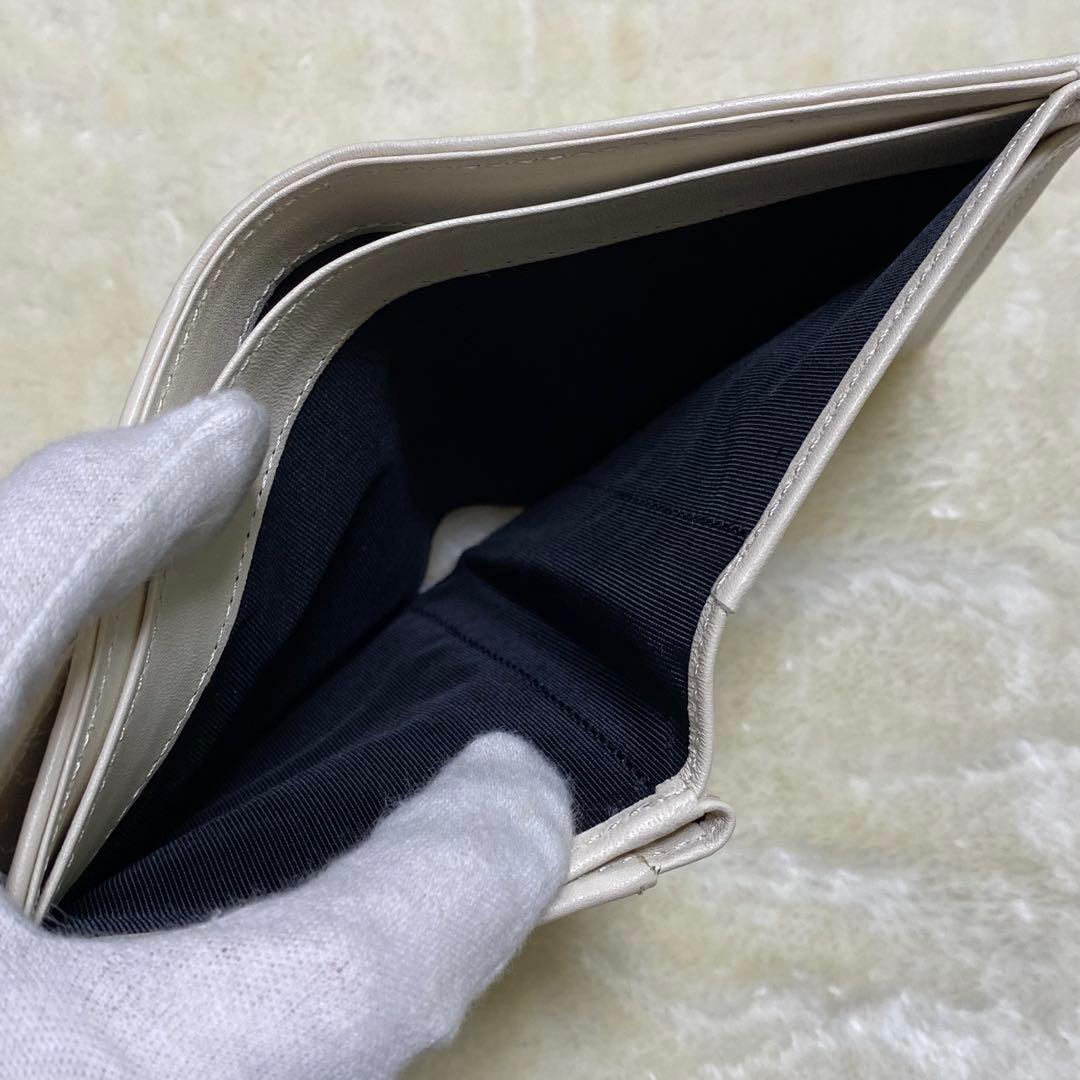 付属品完備❗️新品未使用✨ポールスミス三つ折り財布レザー総柄マルチカラーWホック