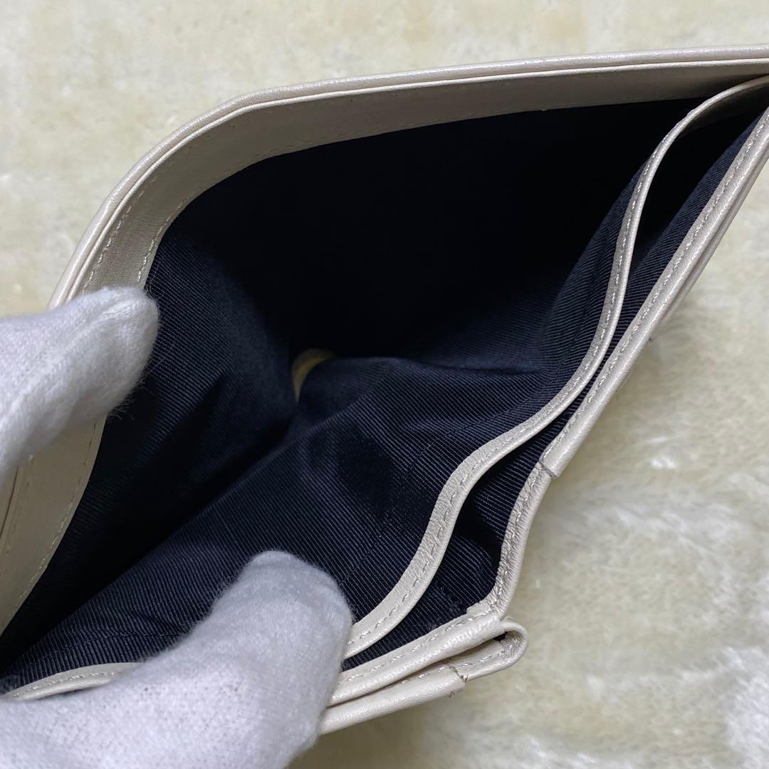 付属品完備❗️新品未使用✨ポールスミス三つ折り財布レザー総柄マルチカラーWホック