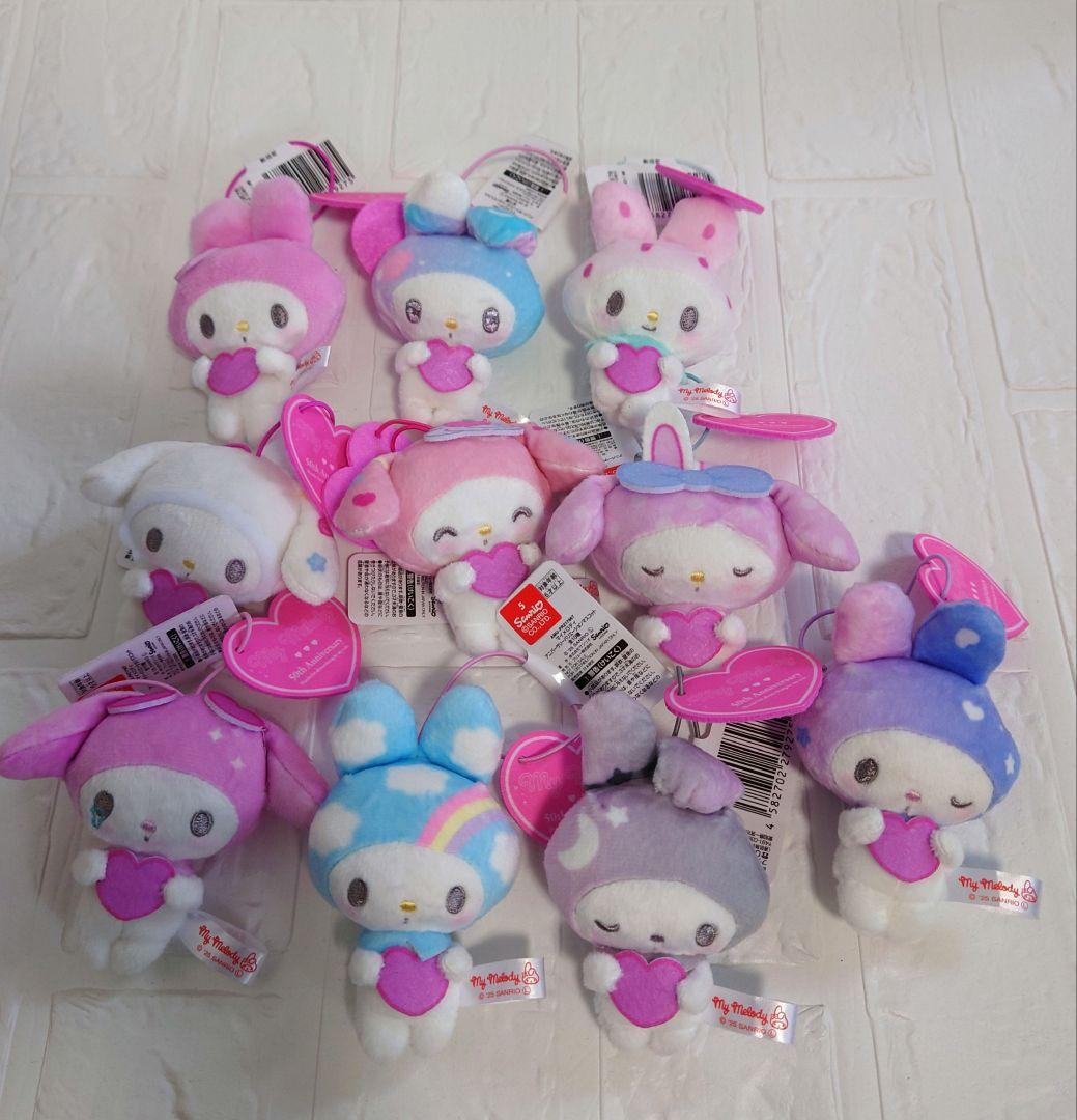 サンリオキャラクターズ　マイメロディ　クロミ　シナモロールぬいぐるみまとめ売り