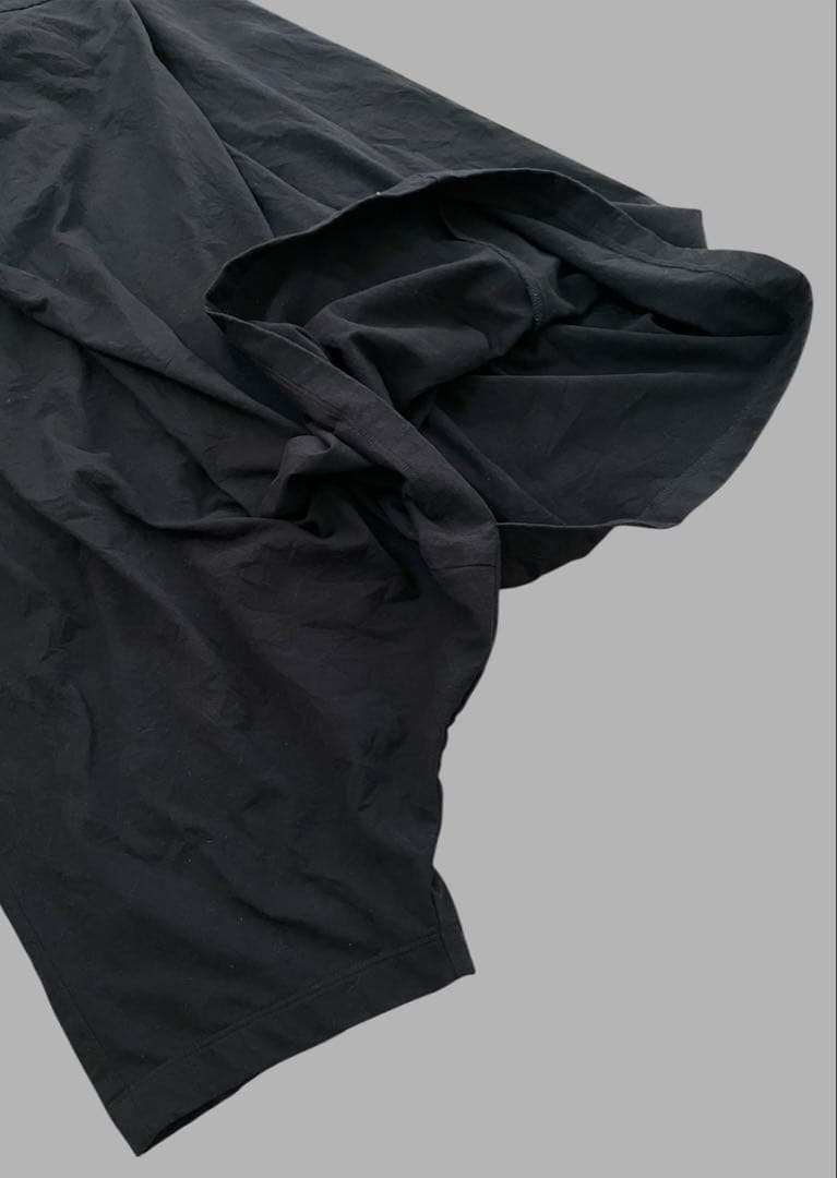 Y'sワイズ ヨウジヤマモト アシンメトリー変形スカート ペンギン パンツ 2黒