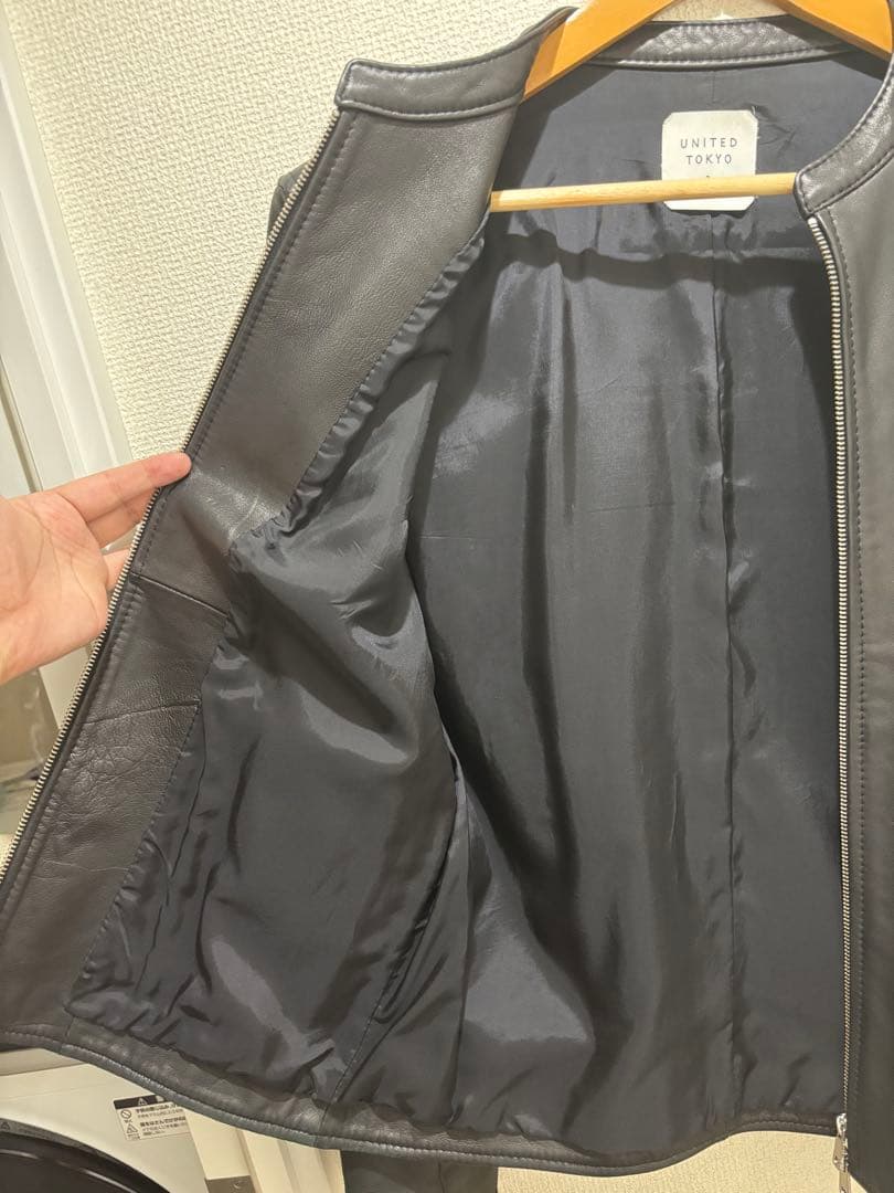 UNITED TOKYO ラムレーザージャケット サイズ３