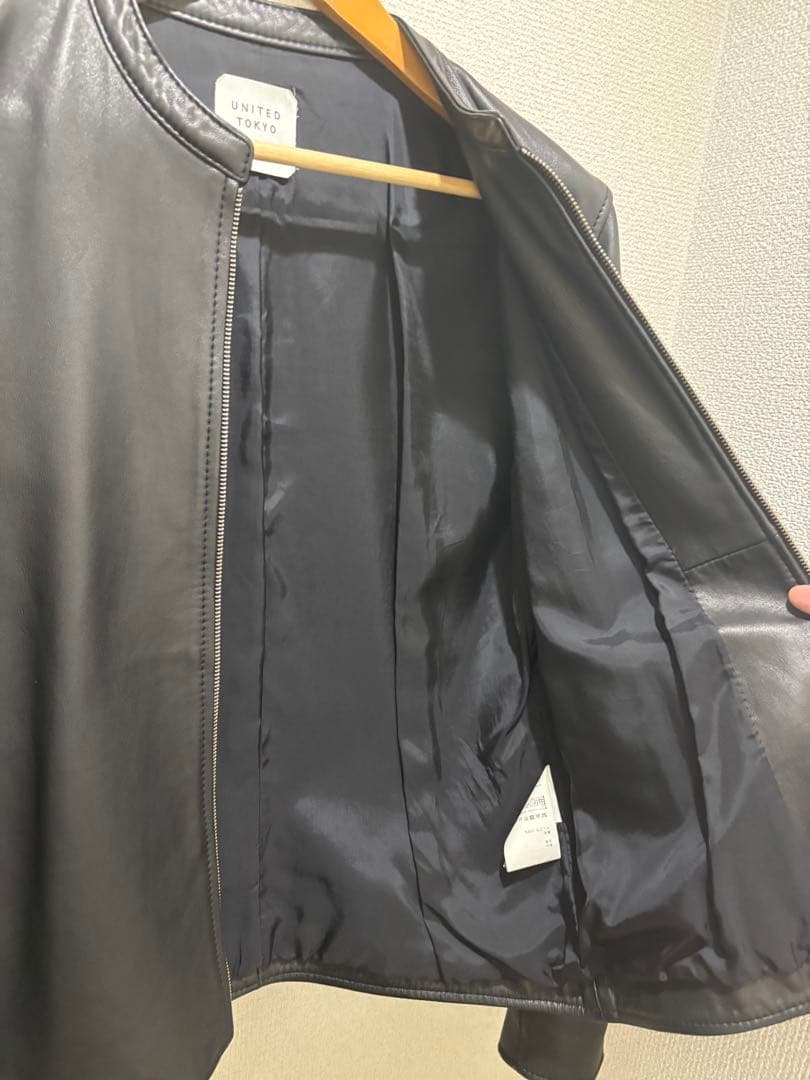 UNITED TOKYO ラムレーザージャケット サイズ３