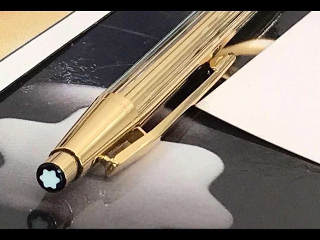 ⭐️金運を呼ぶ総金張り⭐️モンブラン⭐️ノブレスNo1947⭐️世界中で支持の高い逸品⭐️