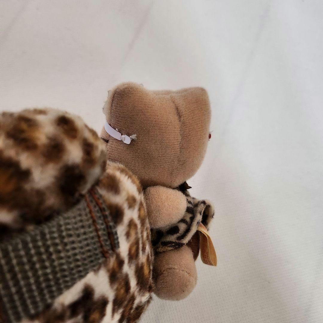 2002年製 ハローキティ ガングロ ヒョウ柄 携帯電話ホルダー カー用品