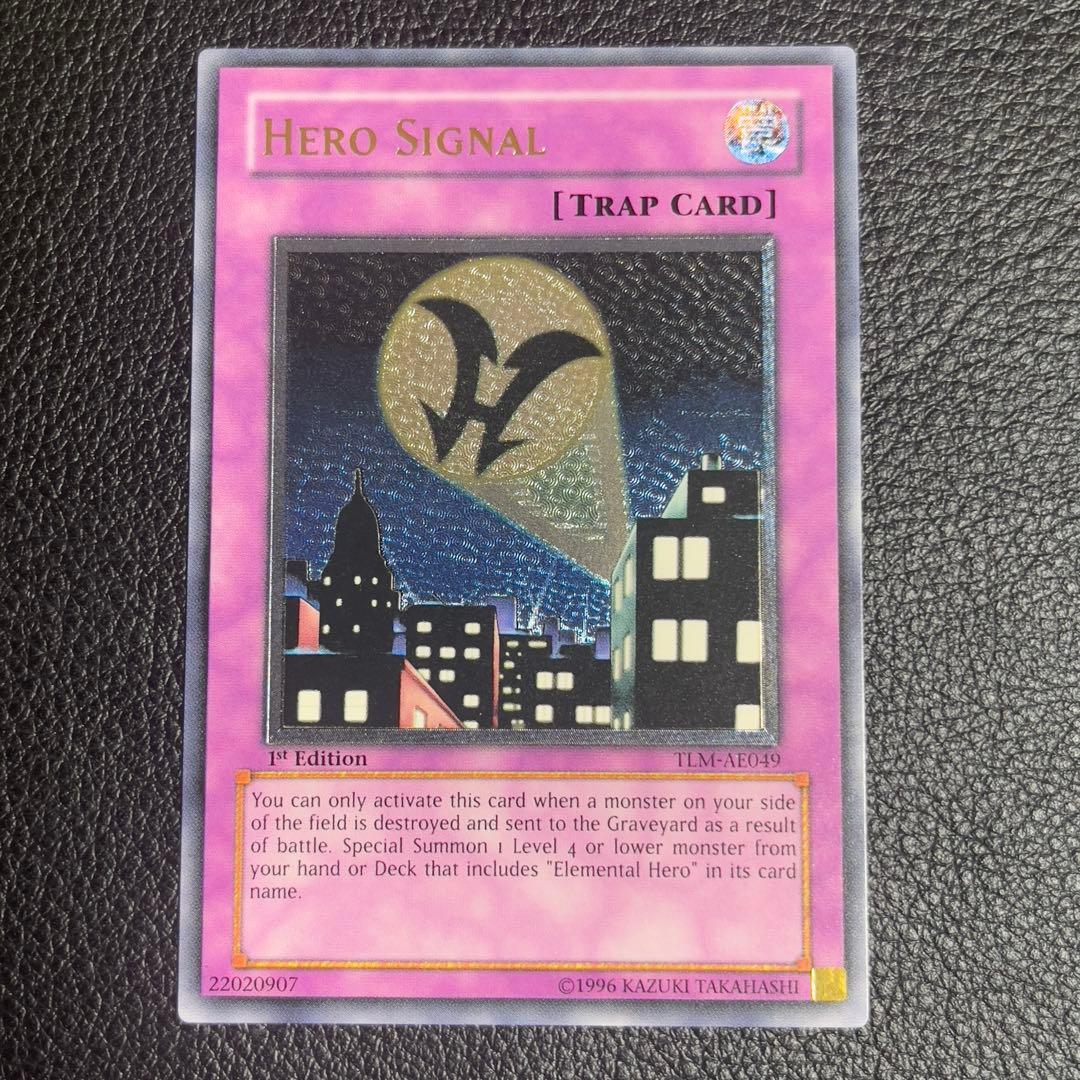 遊戯王　ヒーローシグナル　旧アジア版　レリーフ　TLM-AE049