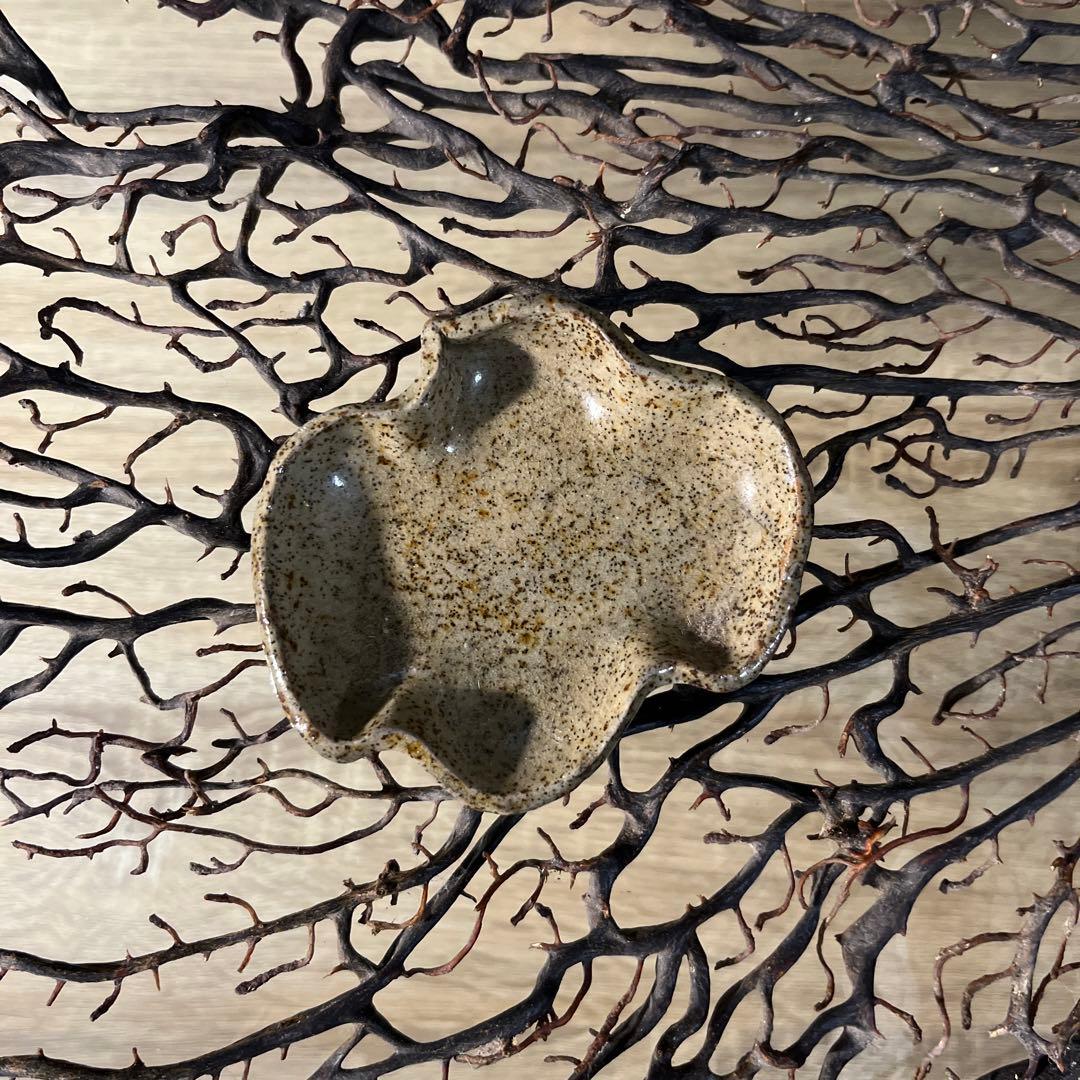 骨董　古陶　希少 まひこ 舞子焼　千鳥型　豆皿　小皿　茶道具　１客限り