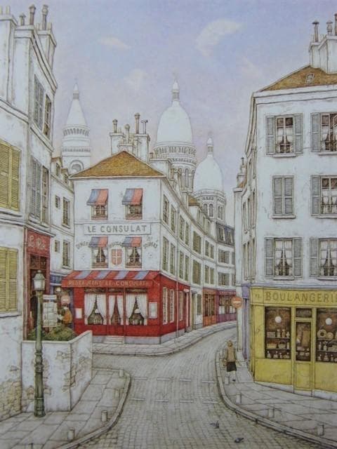円池茂、【朝のノルヴァン街・Hommage a UTRILLO】