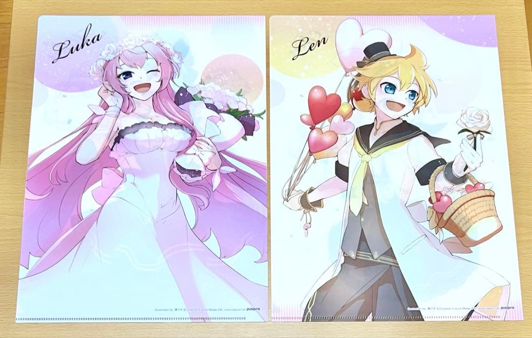巡音ルカ 10th クリアファイル 4枚セット 春アキ 初音ミク