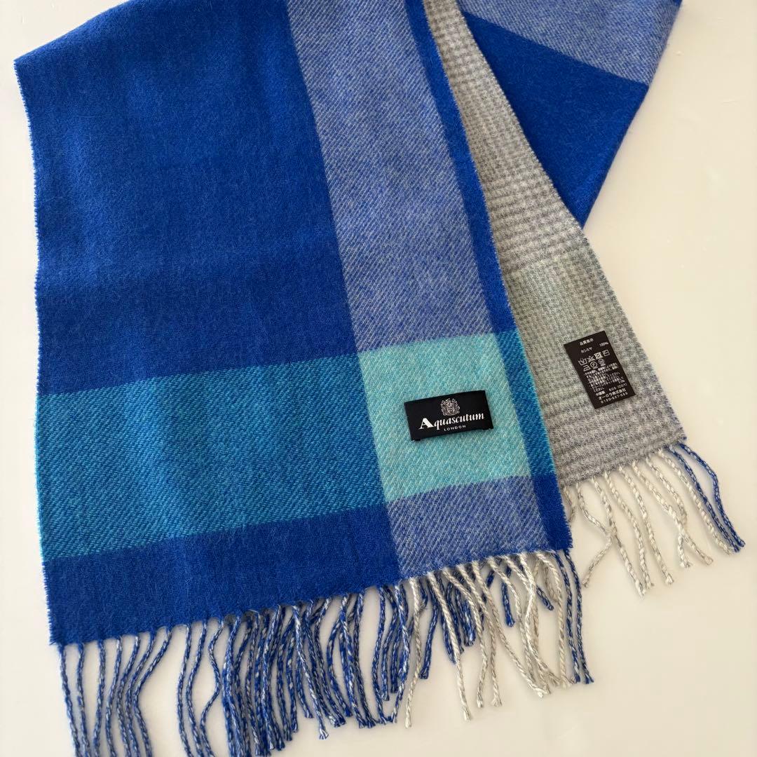 ＜ANAオリジナル＞Aquascutum アクアスキュータム　チェックマフラー