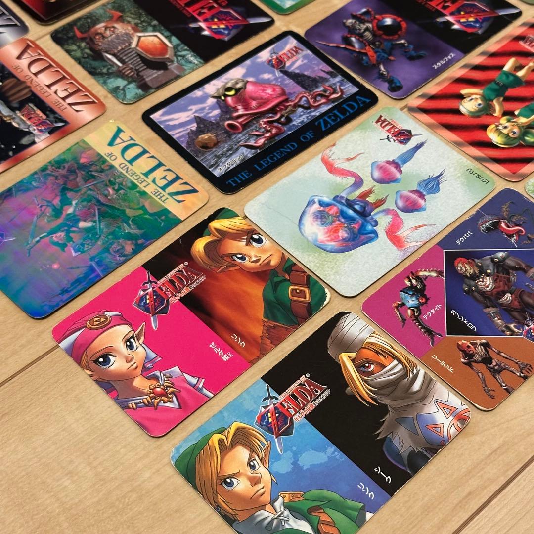 【被りなし43枚】ゼルダの伝説時のオカリナ　ナガサキヤキャンディカードまとめ売り