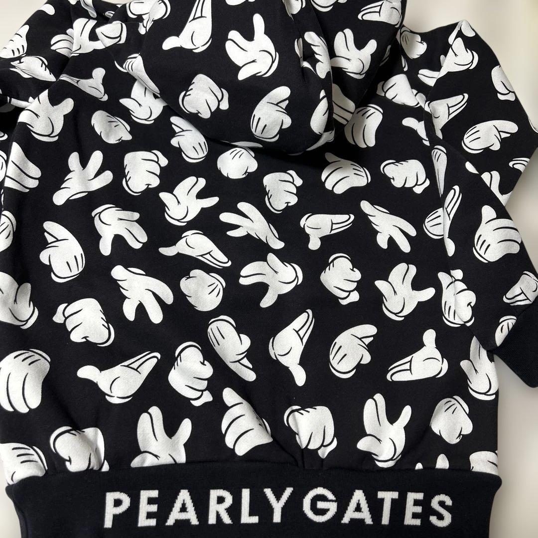 パーリーゲイツ ☆新品タグ付き☆レディース１　裏起毛パーカー　ミッキーコラボ