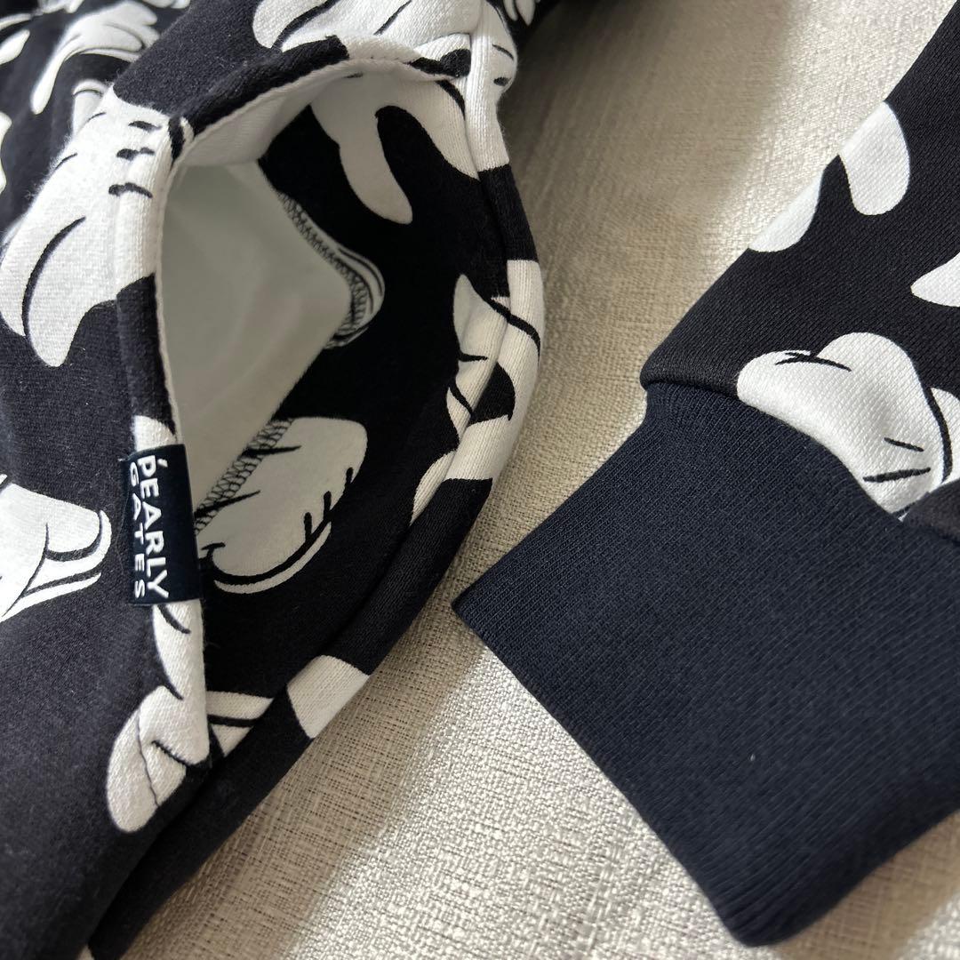 パーリーゲイツ ☆新品タグ付き☆レディース１　裏起毛パーカー　ミッキーコラボ