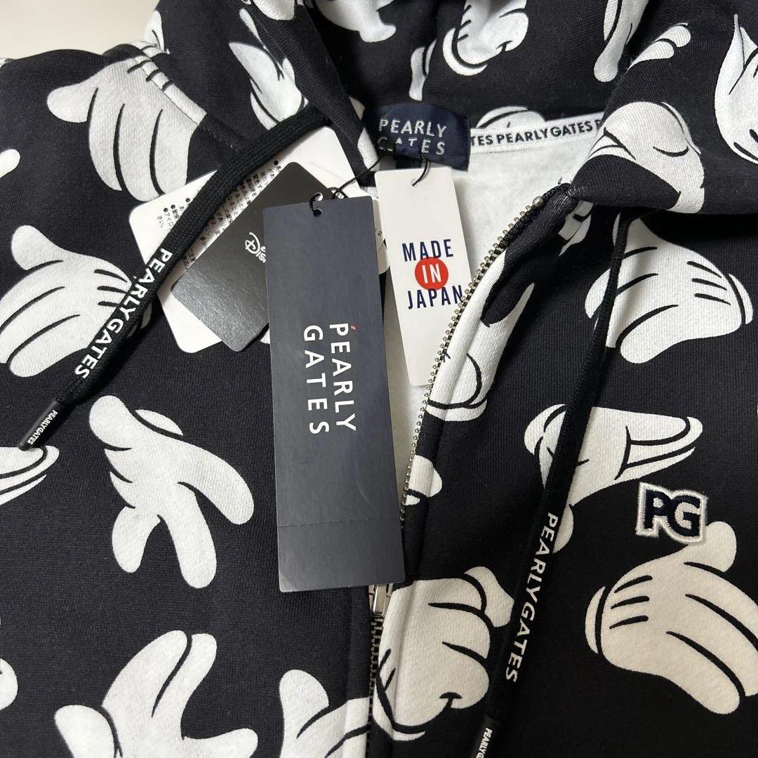 パーリーゲイツ ☆新品タグ付き☆レディース１　裏起毛パーカー　ミッキーコラボ