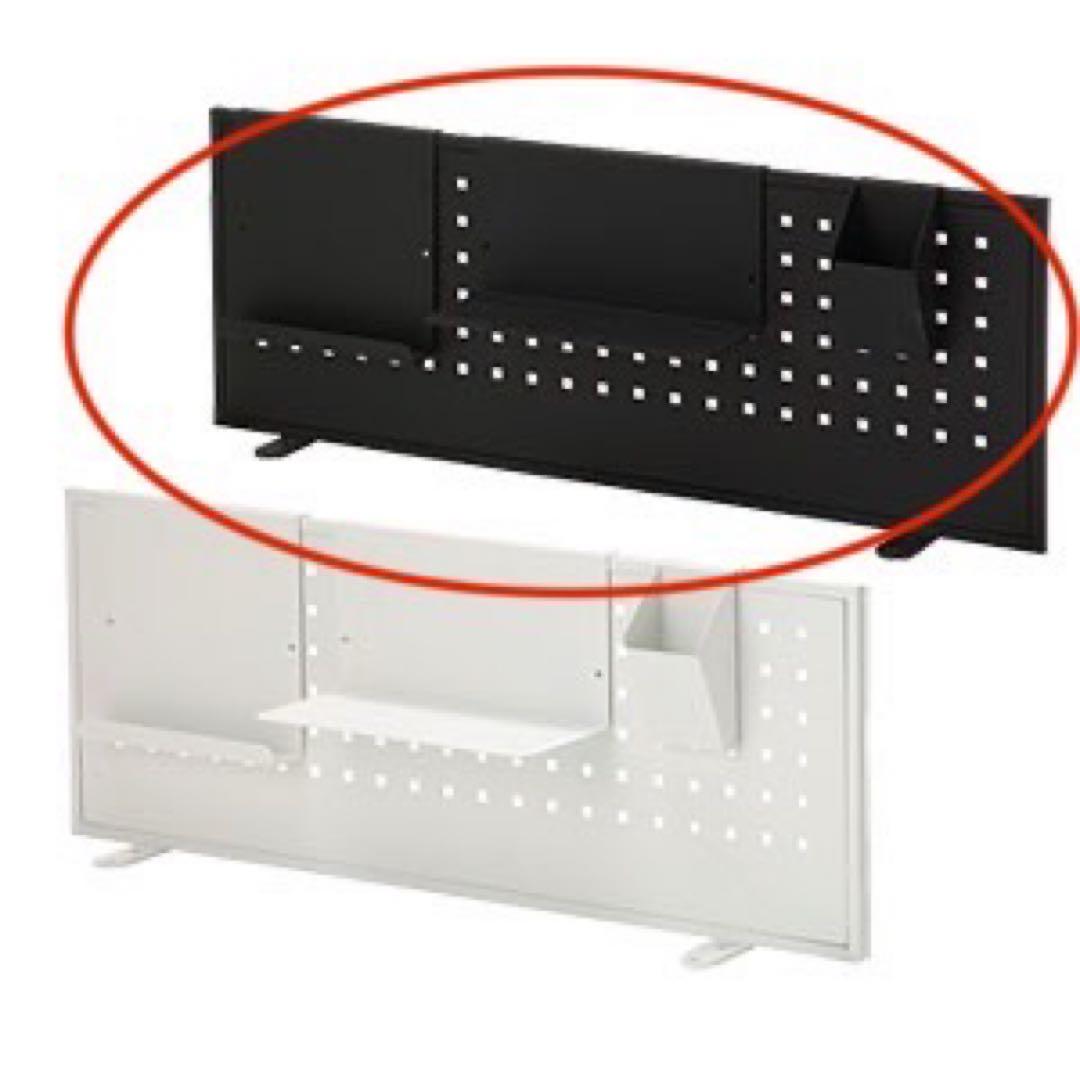 Argano デスク専用　バックパネル　AZK-BP-859BK 黒　ブラック