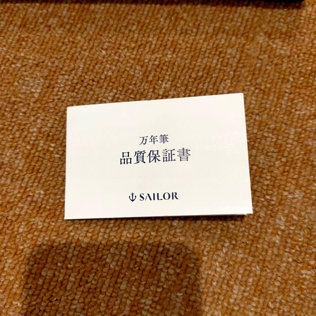新品・未使用Sailor万年筆インク付プロフェッショナルギア銀