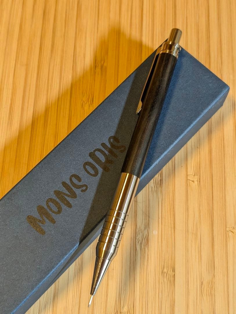 MONS ORIS アフリカンブラックウッド シャープペンシル0.5mm　木軸