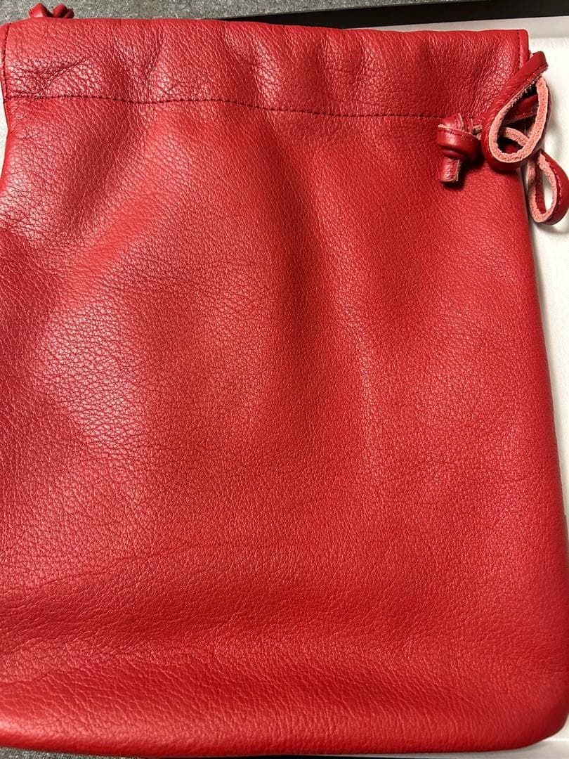 ソメス SOMES ピッコラ キンチャク バッグ 巾着 レザー 牛革