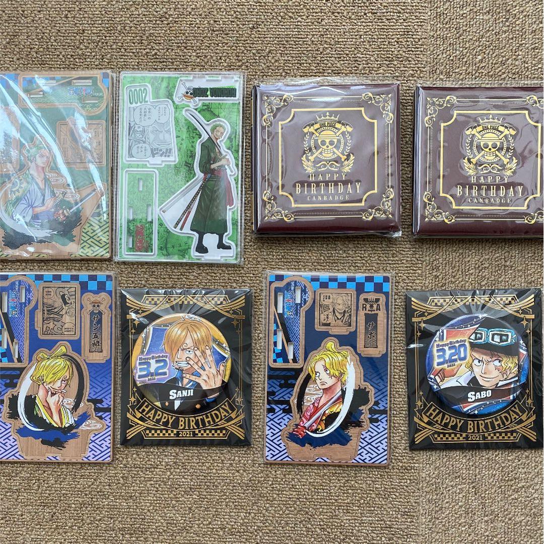 【匿名配送】ONEPIECE  ワンピース アクスタ  缶バッジまとめ売り！