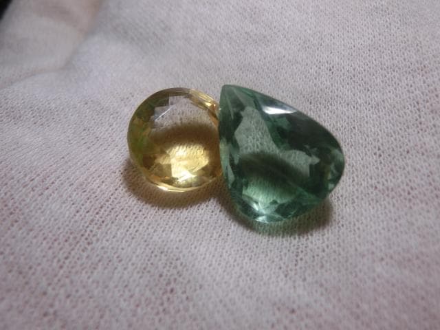 【天然石 ルース 】8石 セット ラリマー シトリン トルマリン カイヤナイト