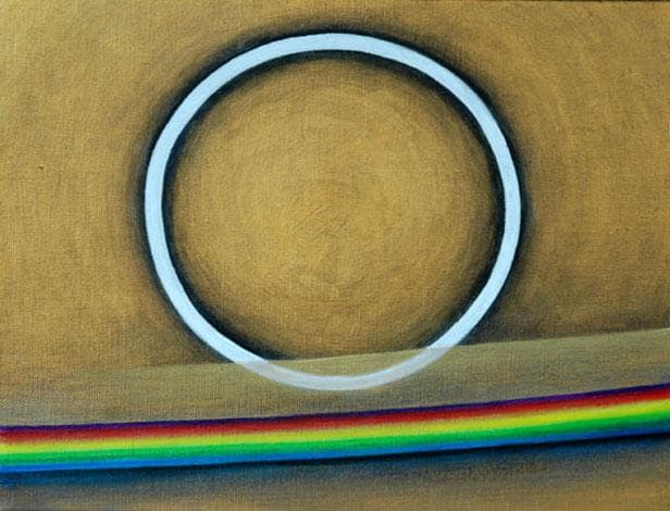 油絵 菅家令子 絵画インテリア額付(青緑＋金色の枠)F3-G142023祈り希望