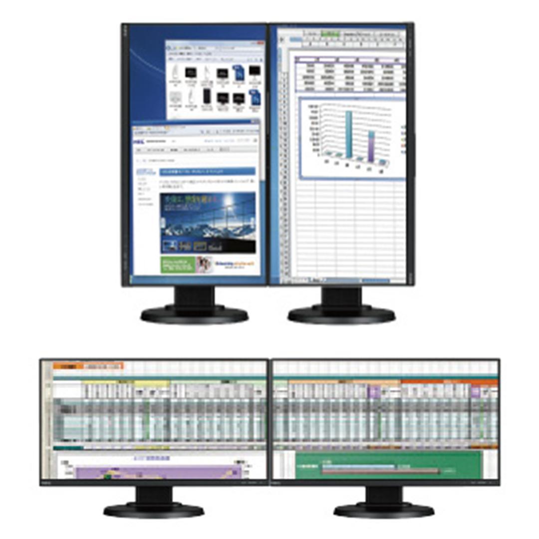 3台　超狭額　NEC　24型　E241N　フルHD　HDMI　スピーカー　IPS