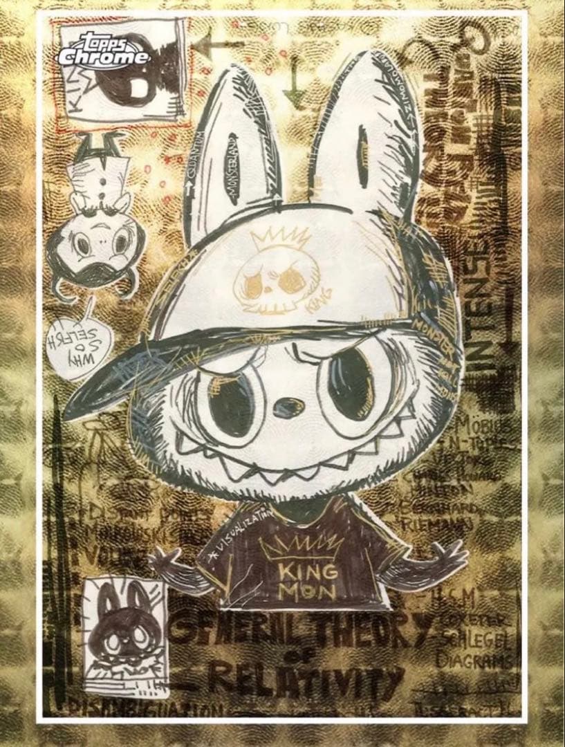 2025 Topps Chrome Labubu 1box 7Л 品・未開封