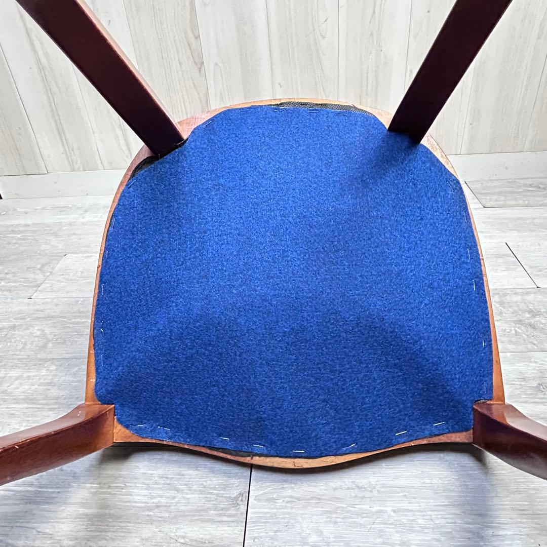 【アンティーク調】椅子 2脚セットダイニングチェア　猫脚 引き取り限定