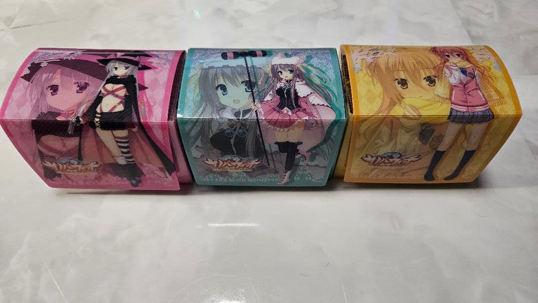 綾地寧々 因幡めぐる 椎菜紬 サイン ChaosTCGデッキ サノバウィッチ