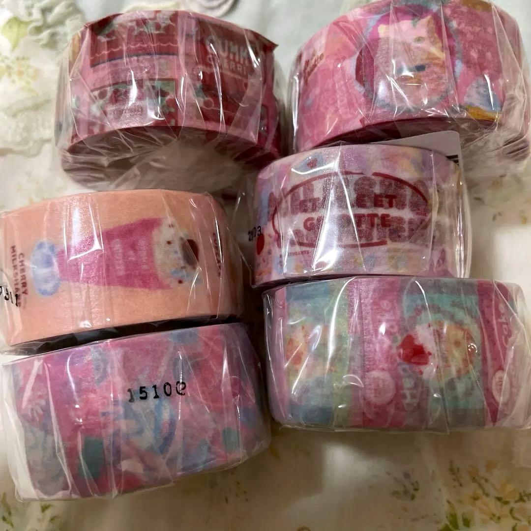 ♡エトワールエグリオットマスキングテープ新品未使用6本セット♡
