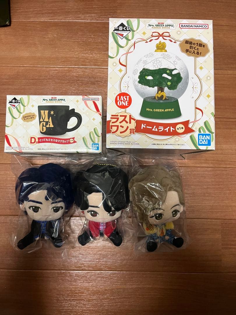 一番くじ Mrs. GREEN APPLE A賞•D賞•ラストワン賞