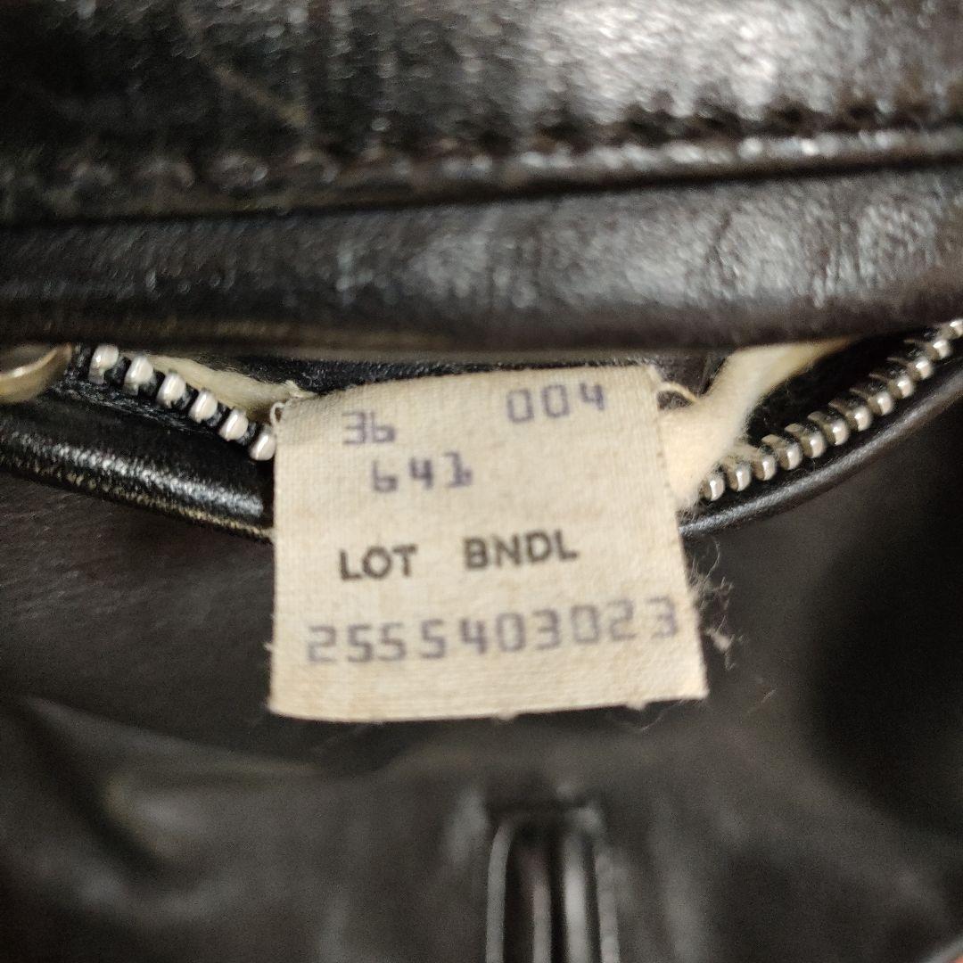 人気定番　Schott　立ち襟シングルライダースジャケット　641 　３６