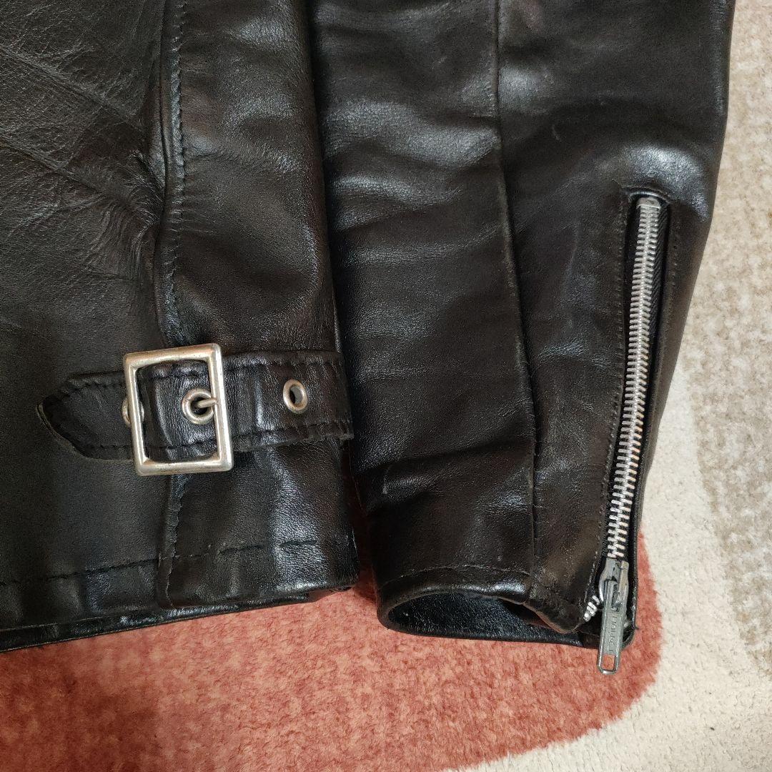 人気定番　Schott　立ち襟シングルライダースジャケット　641 　３６