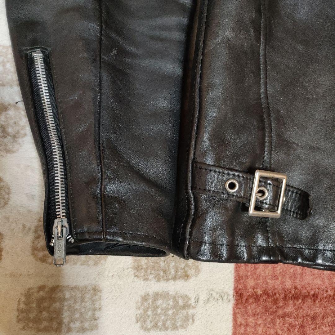 人気定番　Schott　立ち襟シングルライダースジャケット　641 　３６