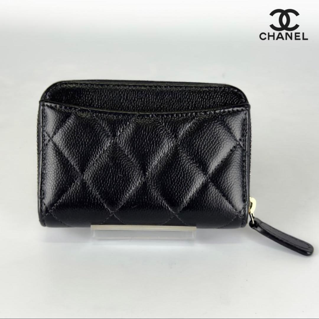 新型タイプ　限定 シャネル　マトラッセ　ジップ　ケース　小銭入れ