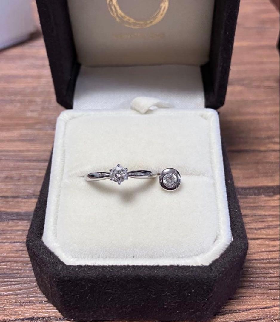 専用‼️D&D144ダイヤリングPT900144面カット