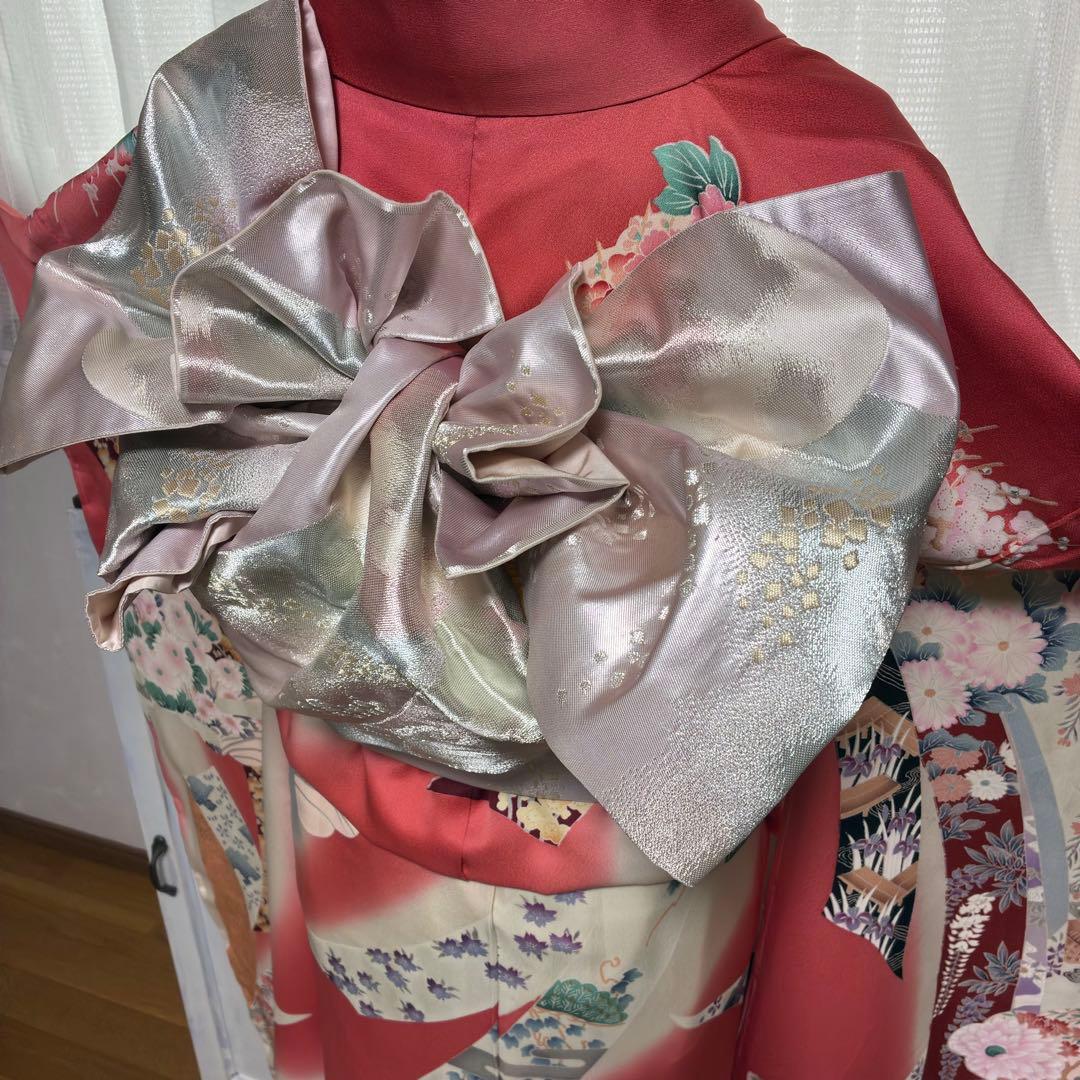 〖ミ様〗【振袖フルセット】+着付小物セット 束ね熨斗 豪華古典柄 7点セット