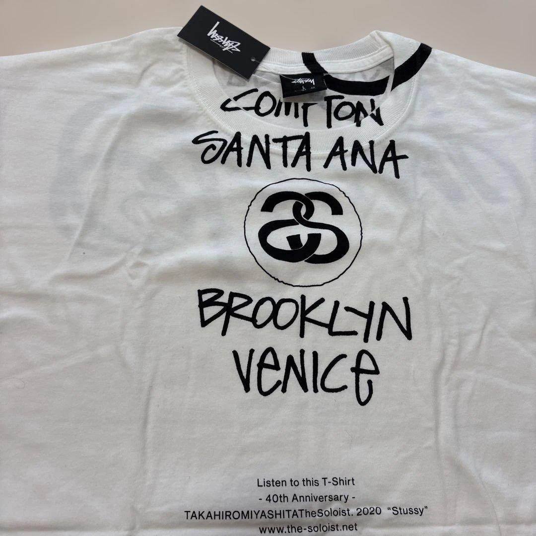 【新品未使用】Stussy 40周年記念 Tシャツ ホワイト L