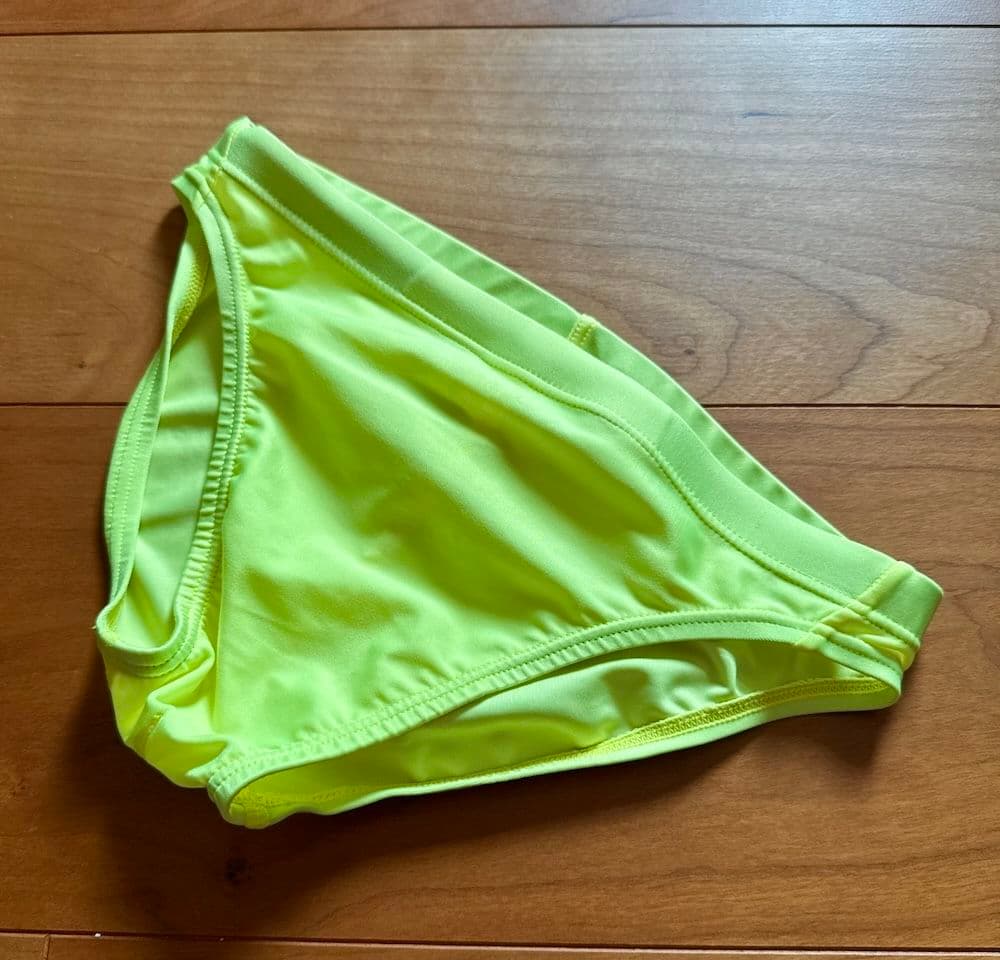 【美品】asics ハイドロCD 蛍光イエロー S ウォーターボーイズ 競パン