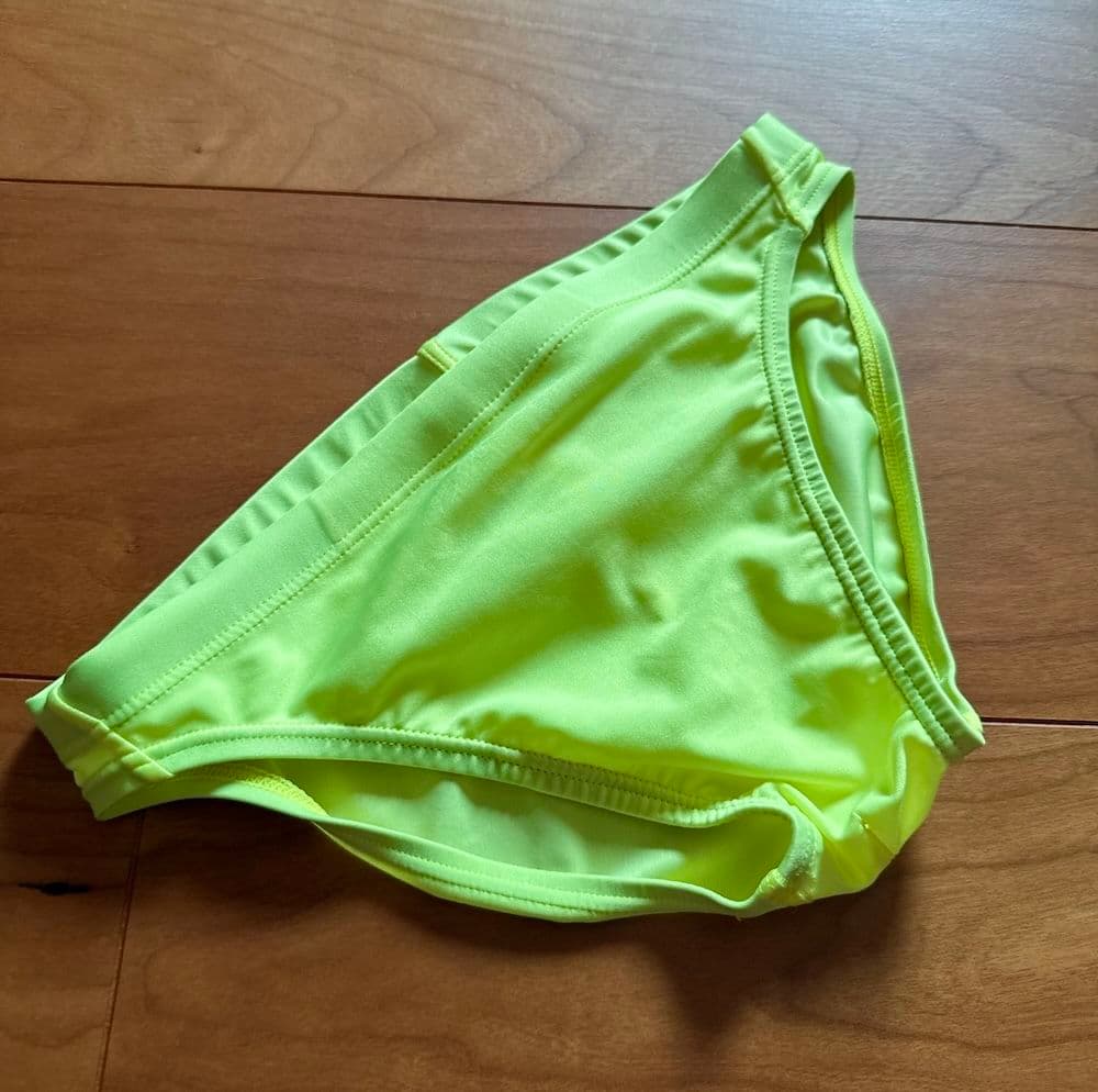 【美品】asics ハイドロCD 蛍光イエロー S ウォーターボーイズ 競パン