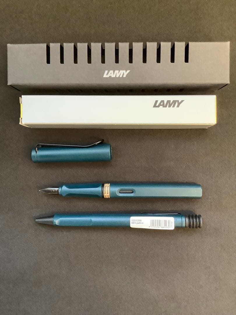Lamy サファリ 万年筆•ボールペン 2017限定ぺトロール 新品