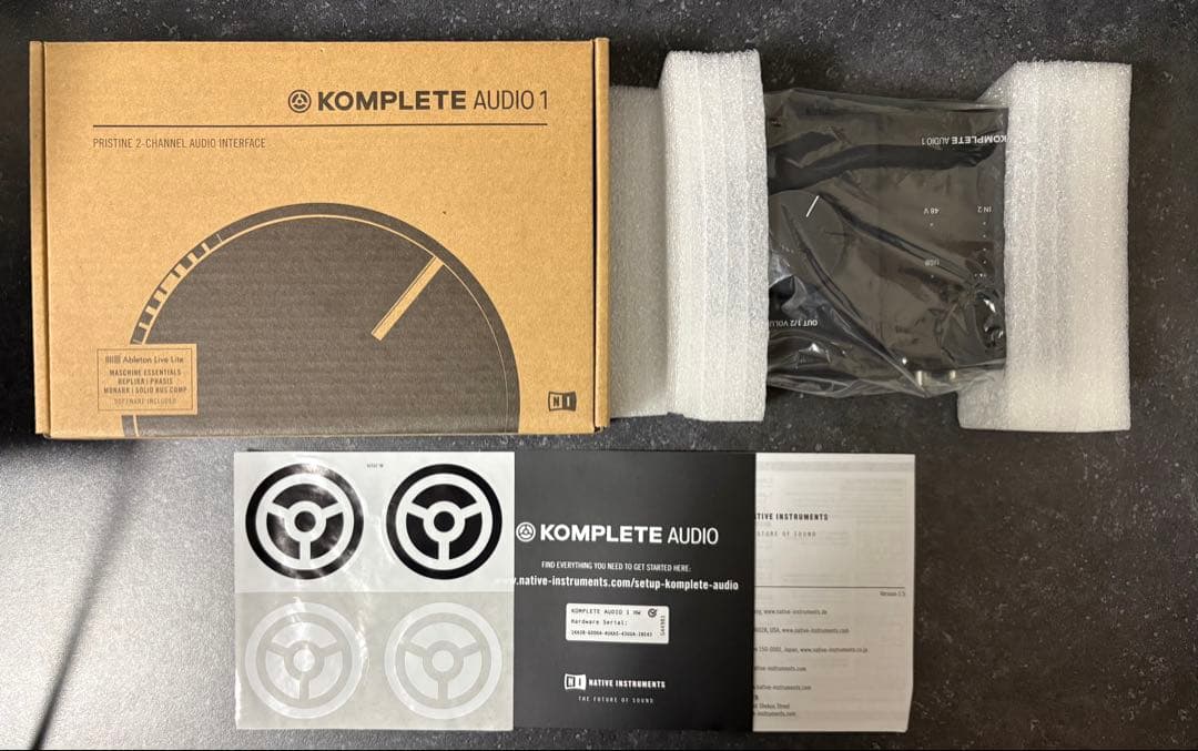 【ほぼ新品】komplete audio1（動作確認のみ）