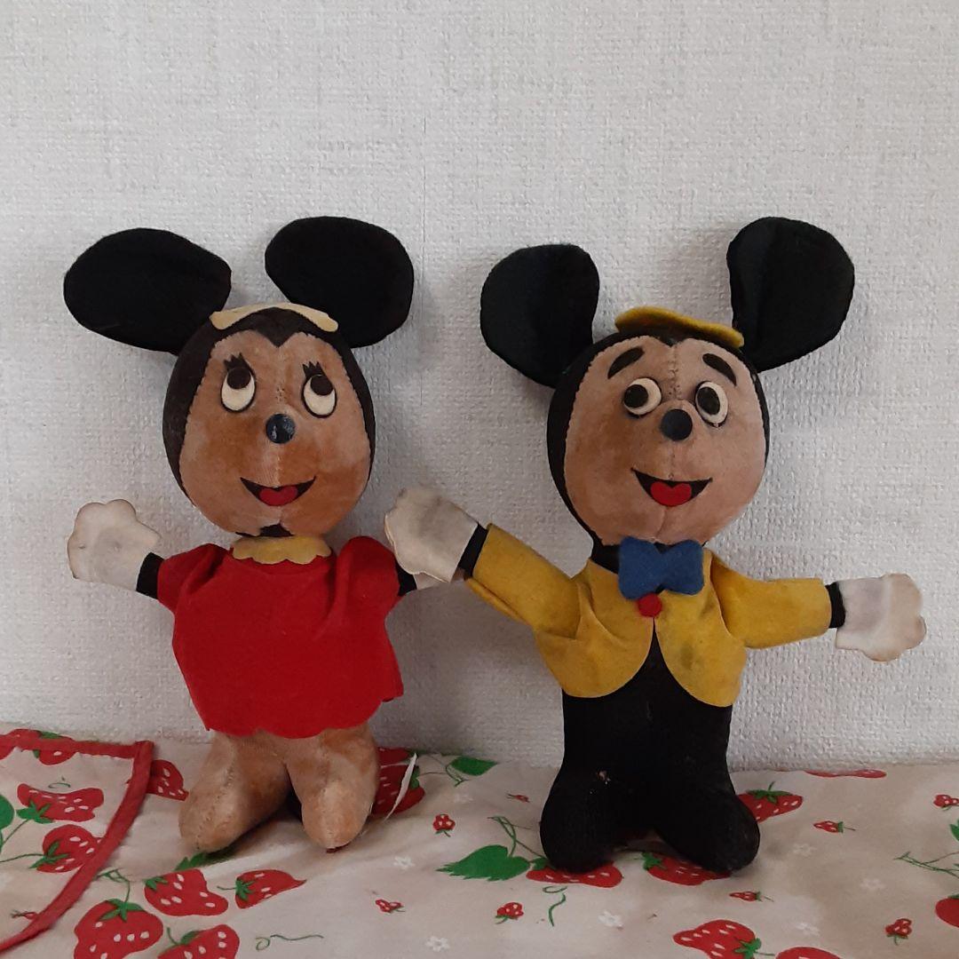 値下げ‼️ドリームペッツ  おがくず人形  ミッキーとミニーセット