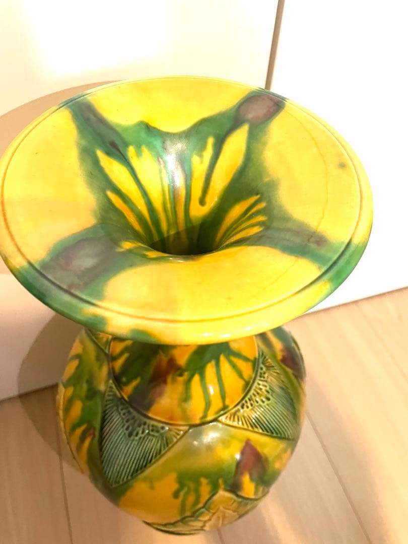 嘉助　アンティーク　花瓶