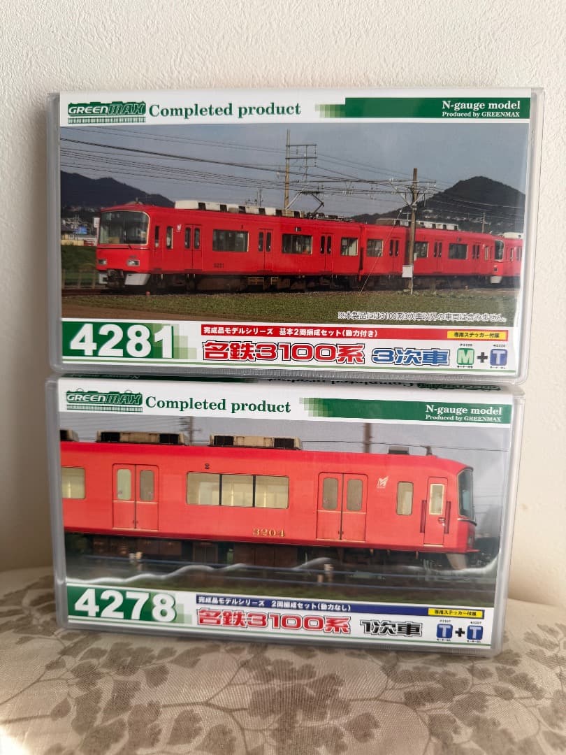 新品 グリーンマックス 4281 4278 名鉄3100系 動力付き/なし4両