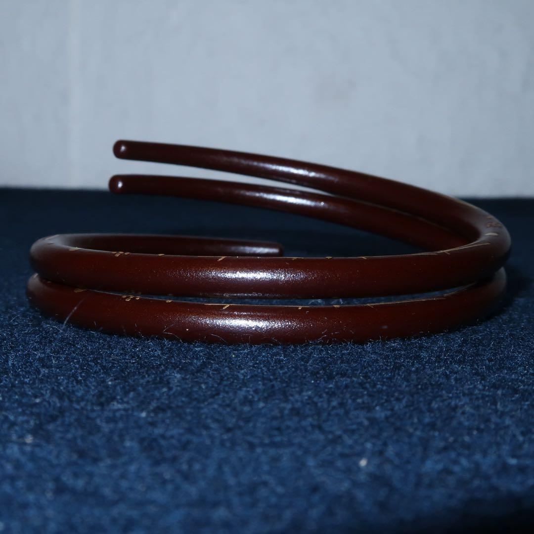 【茶道具】和田美之助作　吹寄象嵌釜鐶