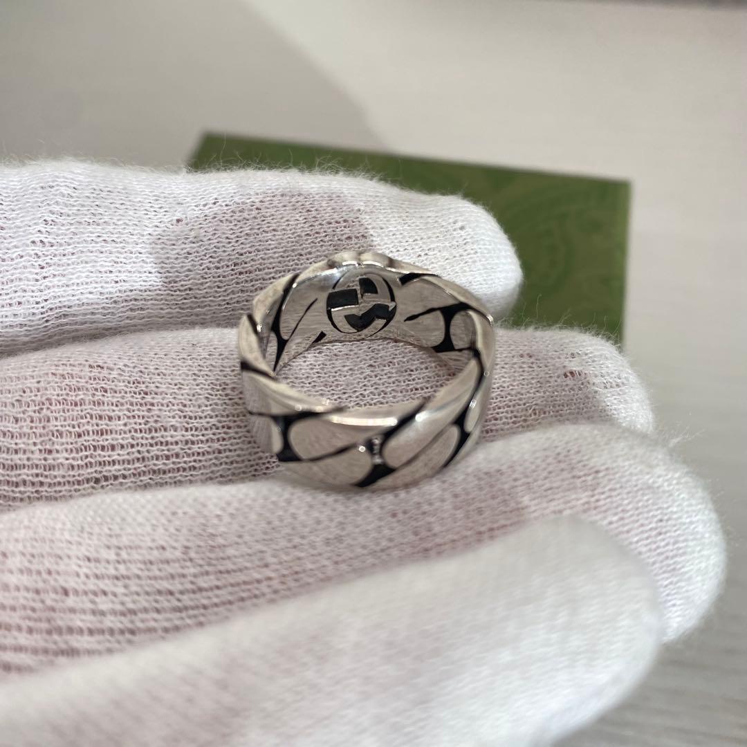 【正規品⭕️】新品 グッチ リング インターロッキングG 16号 指輪 大人気✨