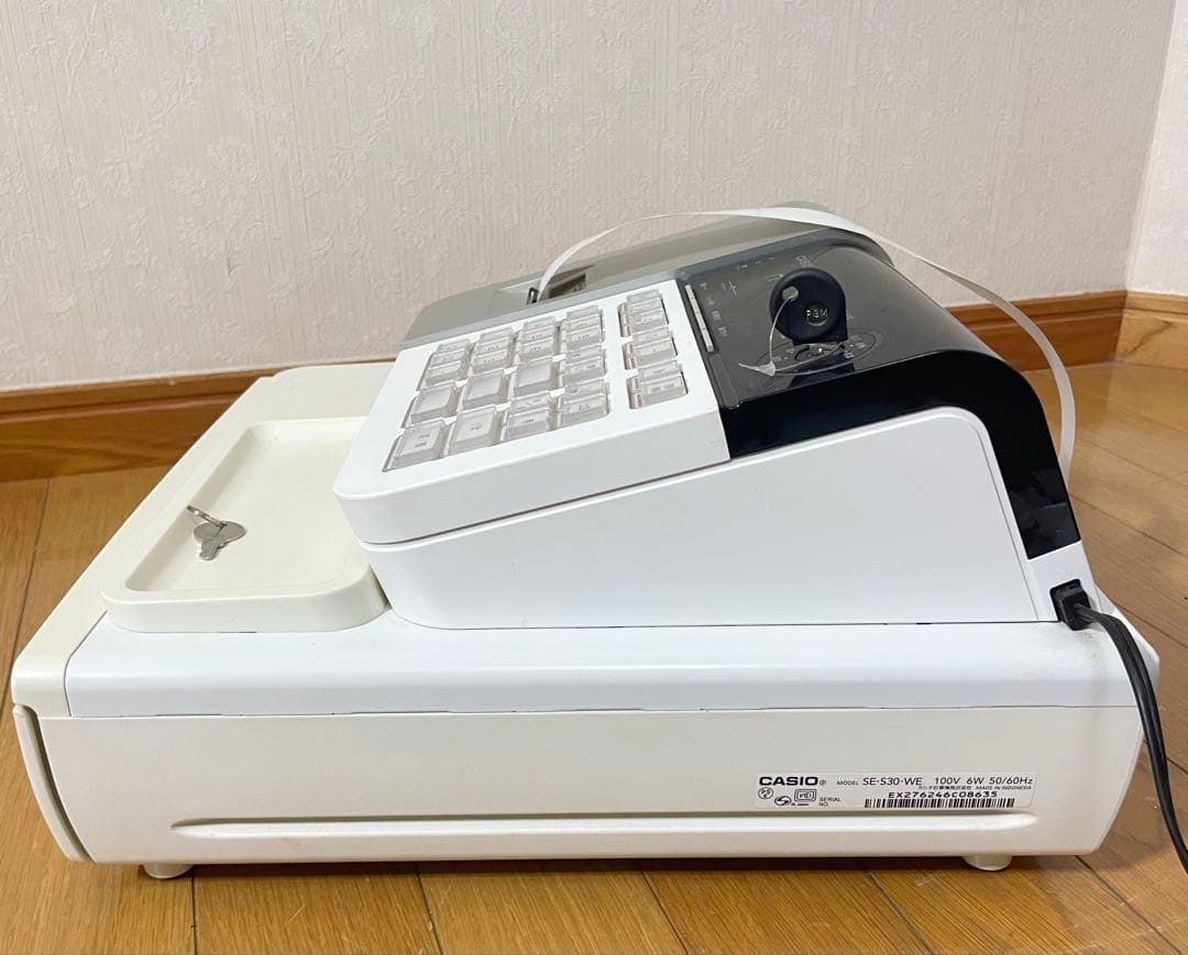 【１か月保証】カシオレジスター SE-S30 人気機種 コンパクト 送料無料