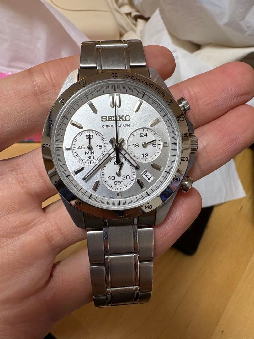 【SEIKO】クロノグラフ 腕時計 8T63 SBTR009 クォーツ メンズ