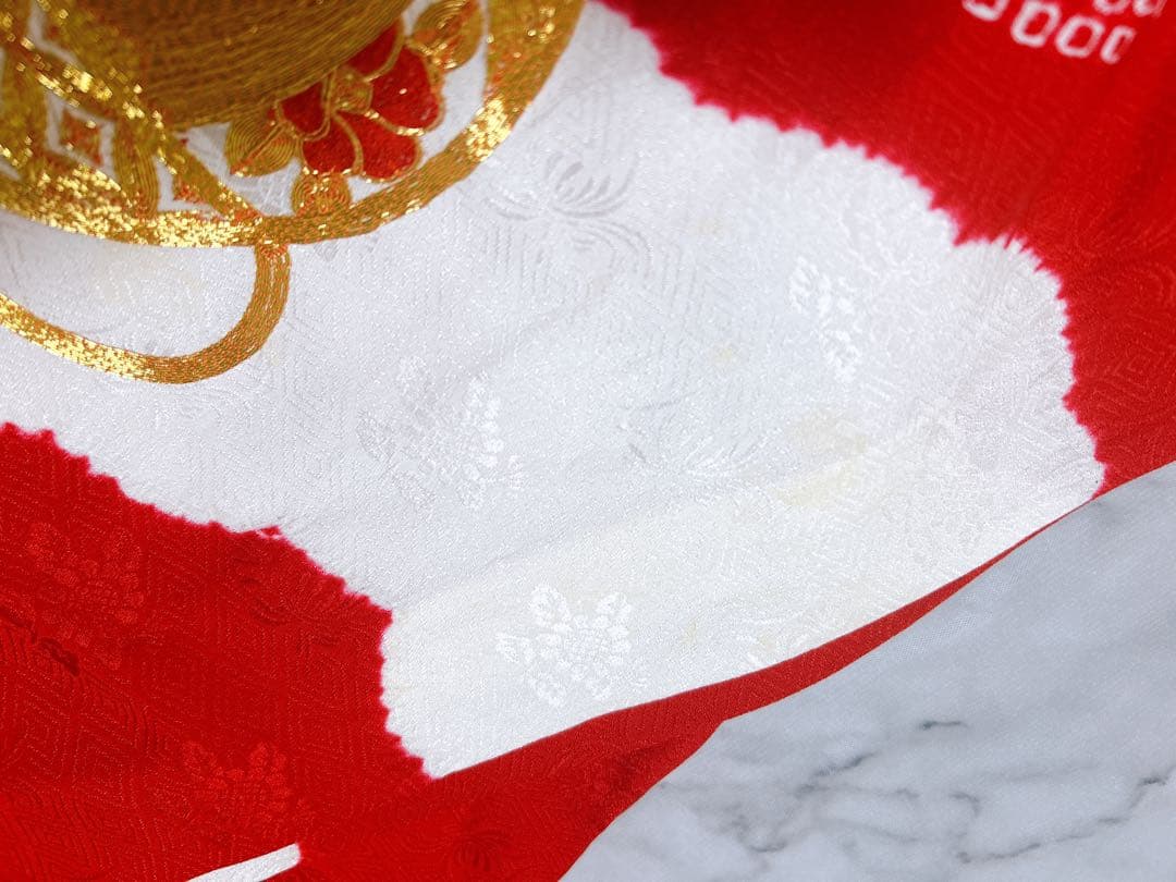 総絞り被布♡七五三　3歳　女の子　セット　一式　駒刺繍