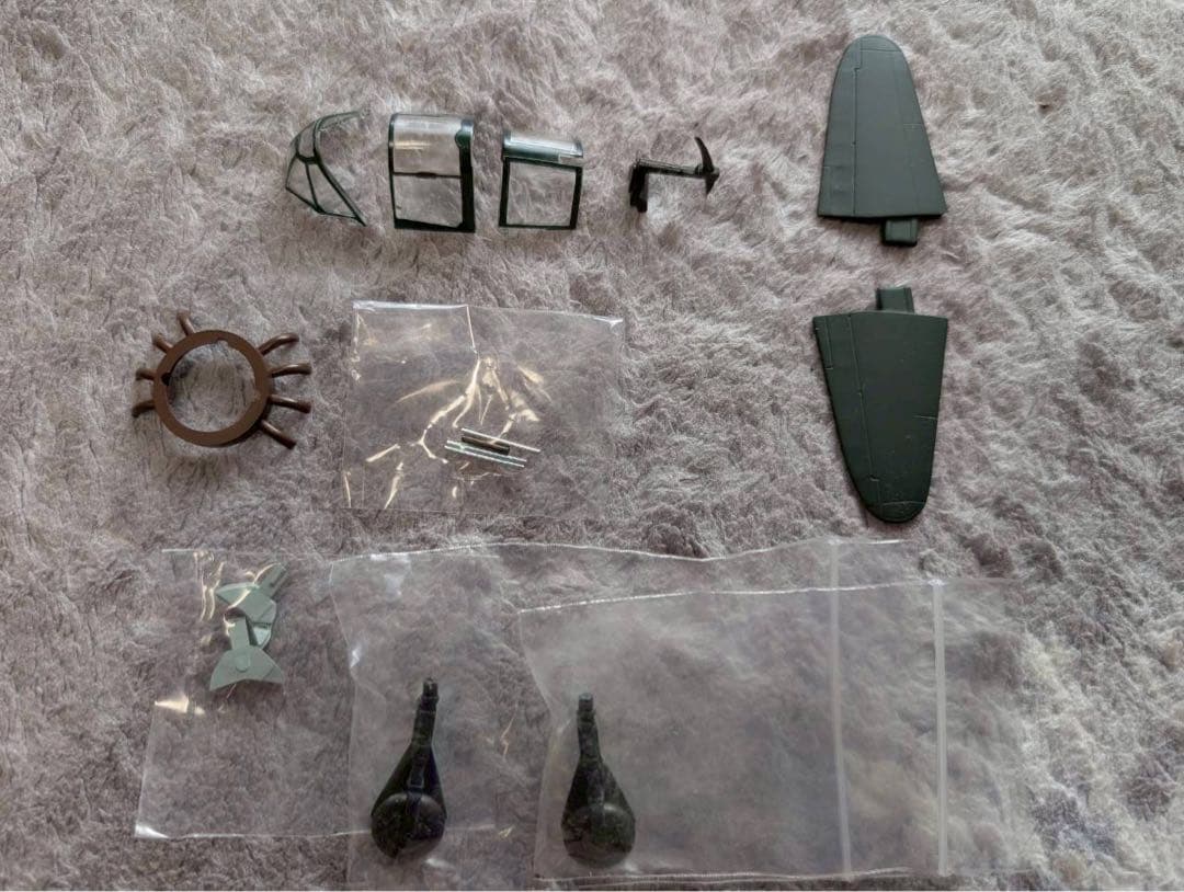 マルシン　金属製モデル　局地戦闘機　雷電　1/48　スタンド付